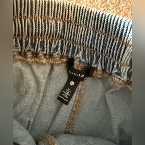 Aqua Denim Skirt - Picture 4 of 5